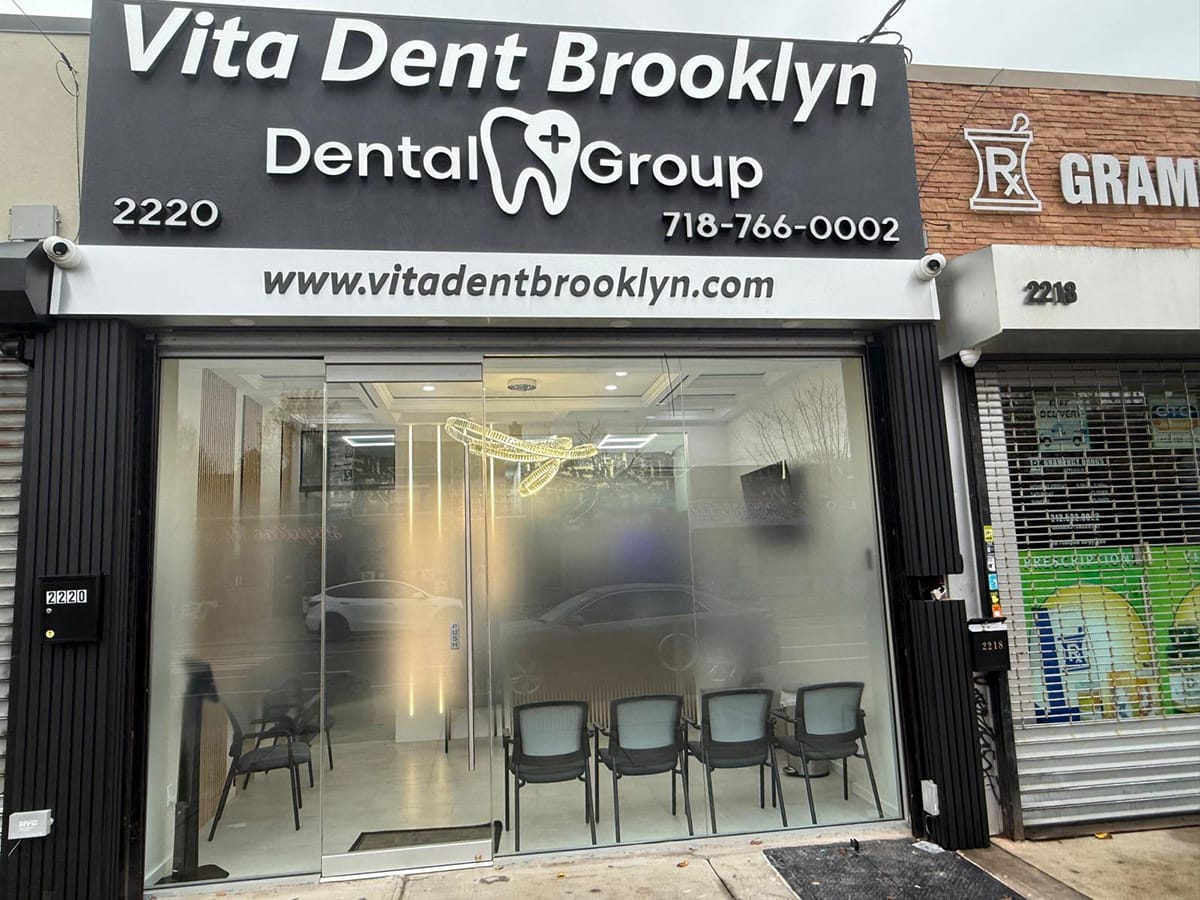 Front view of Brooklyn dentistry office