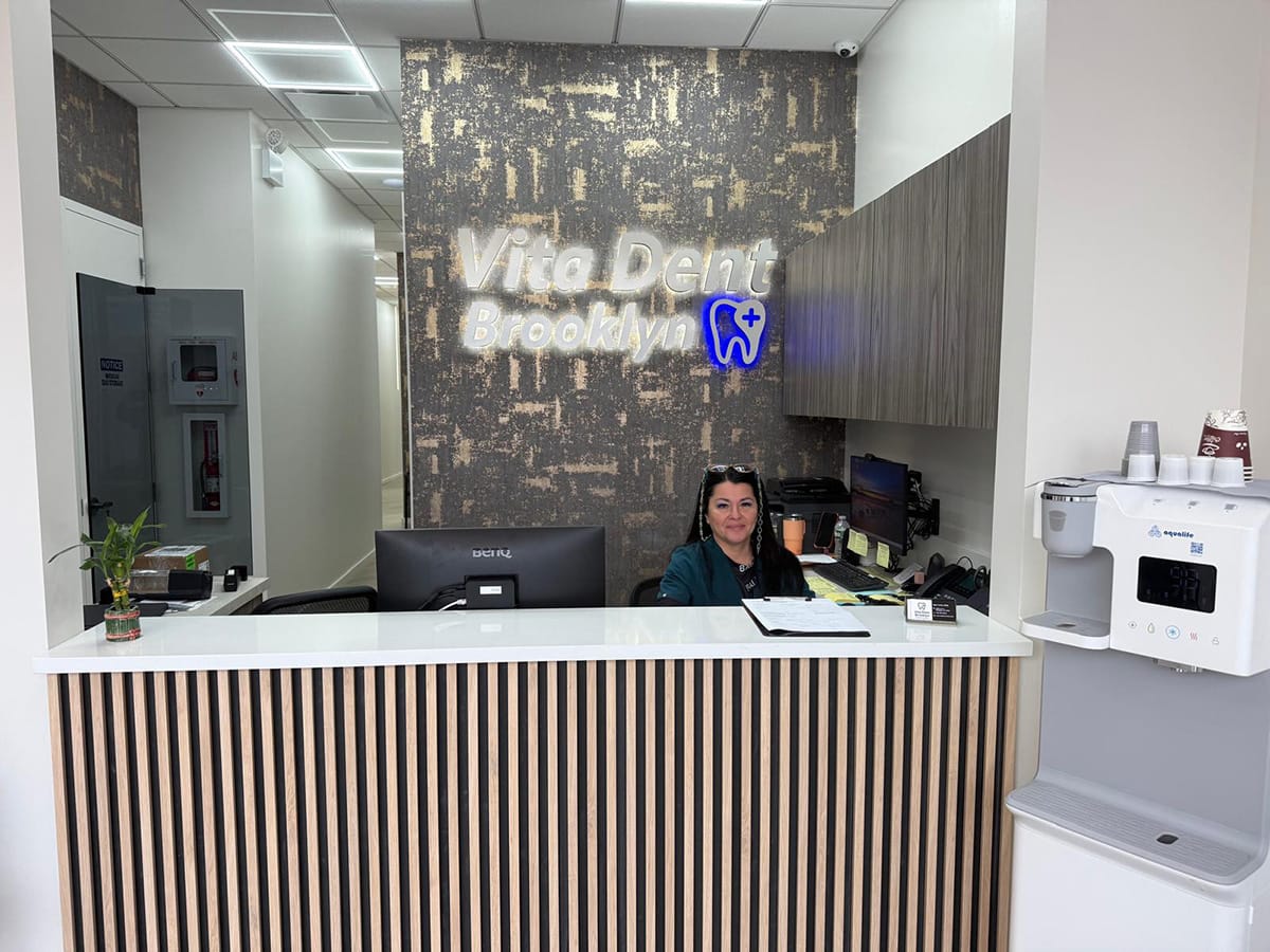 VitaDent Brooklyn front desk