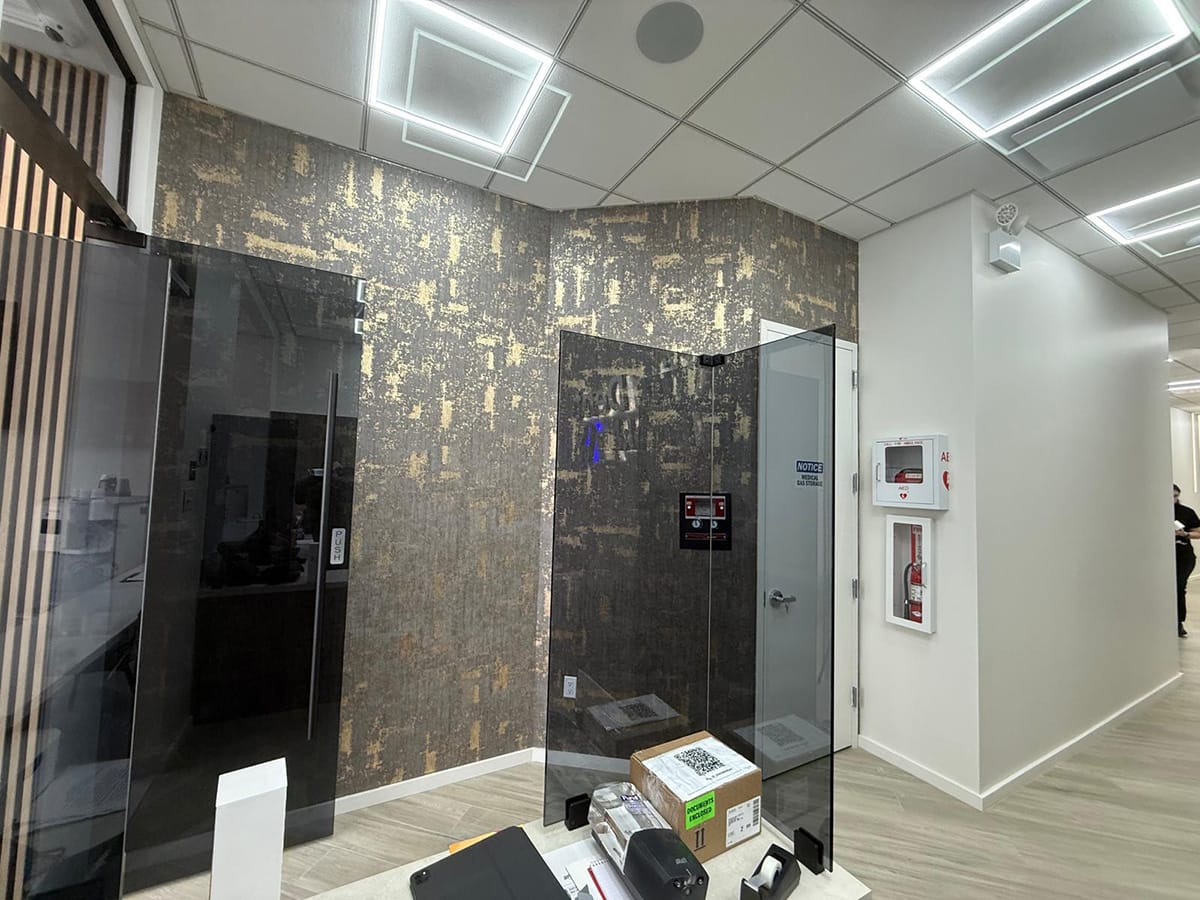 Waiting area at VitaDent Brooklyn Dental Group