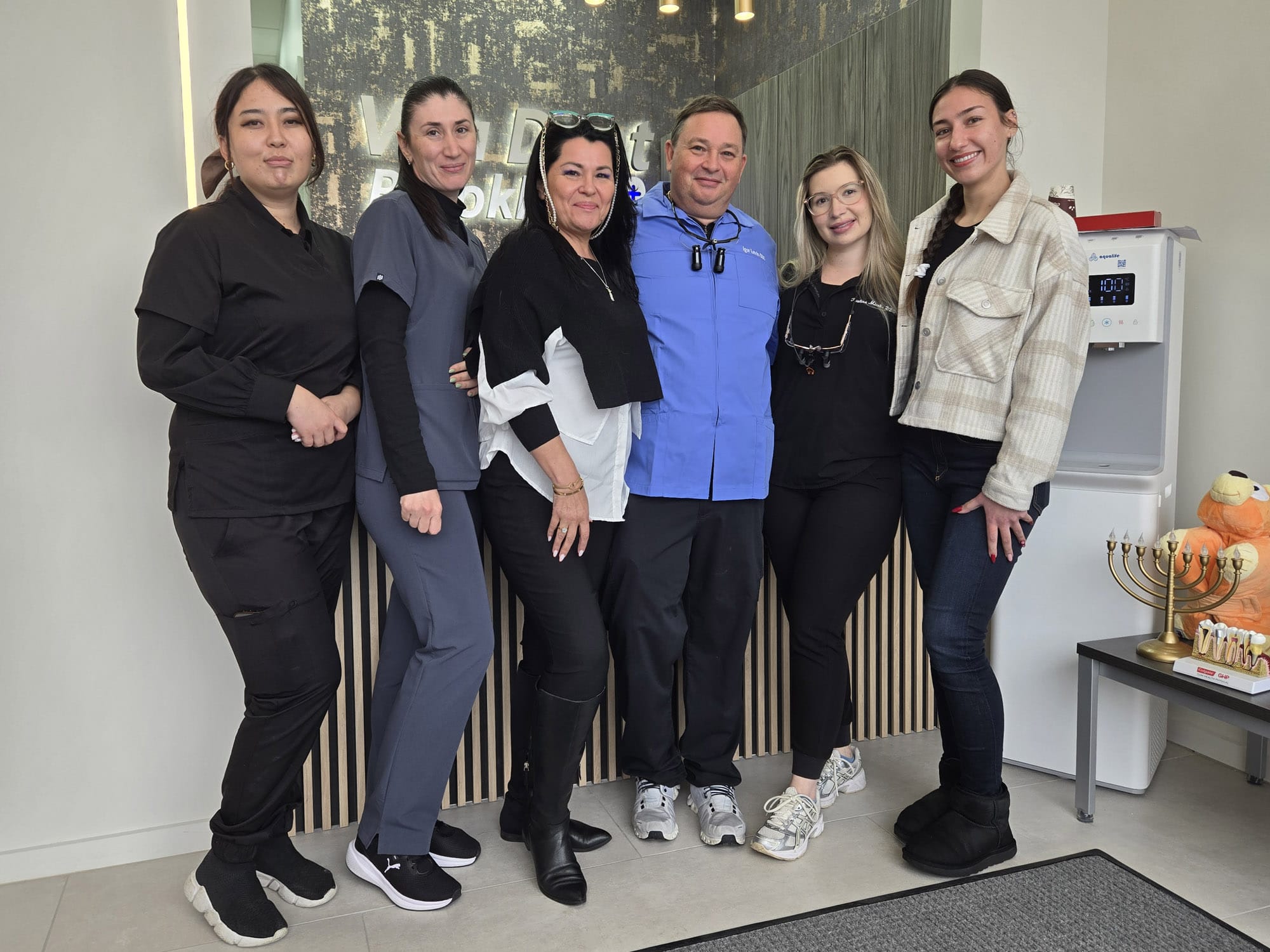Dental team at VITAdent Brooklyn dental office in Sheepshead Bay on Ave X