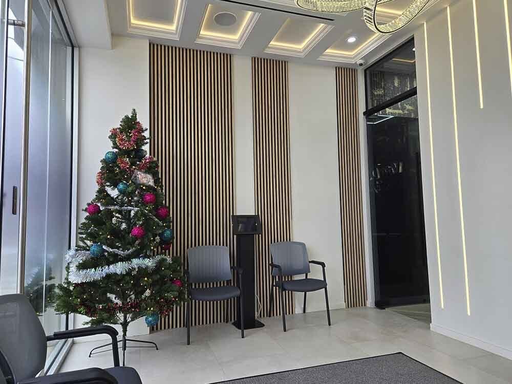 Reception area at VITAdent Brooklyn dental office