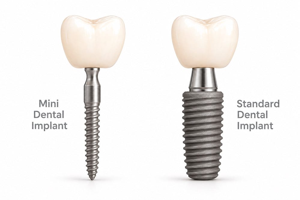 Mini vs Standard Dental Implants Comparison